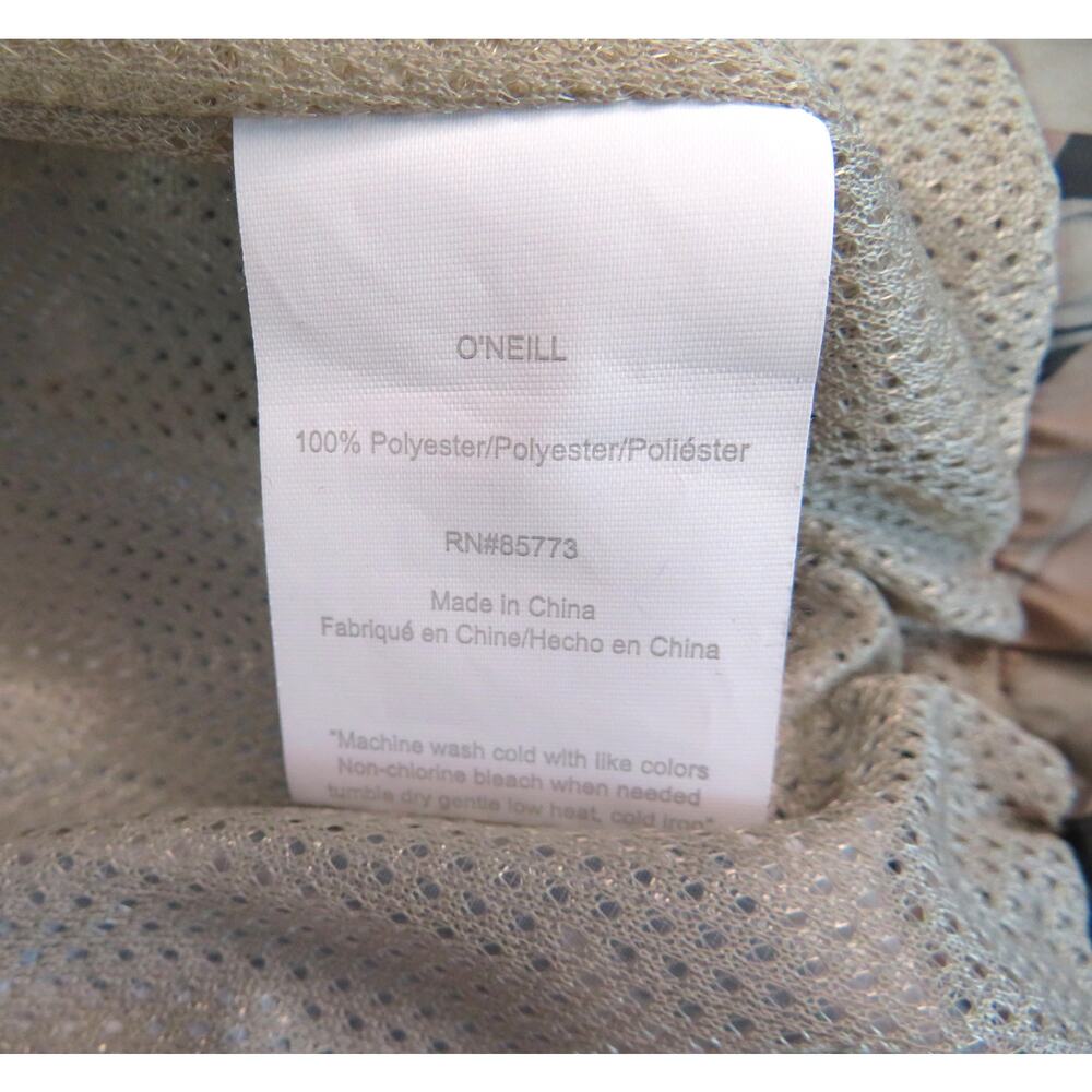 O'NEILL Shifting Tides Windbreaker Light Jacket Parka Beige Black Women S - Picture 7 of 7
